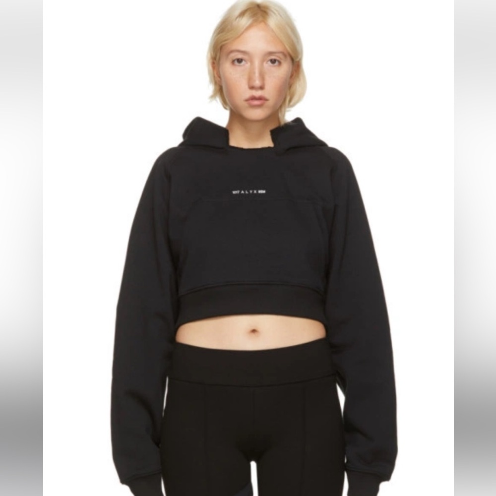 1017 ALYX 9SM visual Crop Hoodie